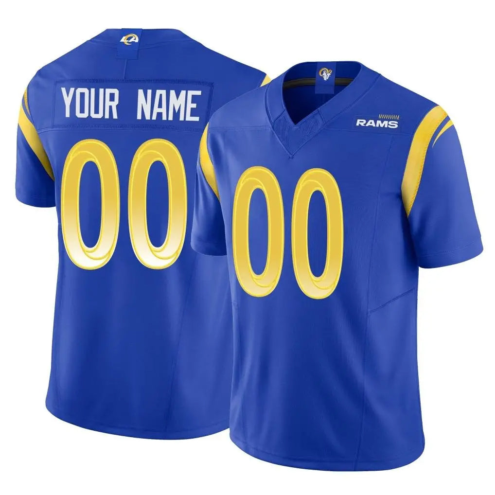 Custom LA.Rams Royal Limited Vapor F.U.S.E. Home Game Any Name & Numbers Ndoa Stitched Jerseys