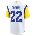 Ndoa LA.Rams #22 Blake Corum White Game Jersey