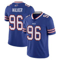 B.Bills #96 Deone Walker Player Royal Vapor Untouchable Limited Ndoa Stitched Jerseys