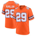 D.Broncos #29 Ja'Quan McMillian Player Orange Alternate Collection Throwback Game Ndoa Stitched Jerseys