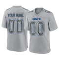 Custom IN.Colts Gray Atmosphere Fashion Home Game Any Name & Numbers Ndoa Stitched Jerseys