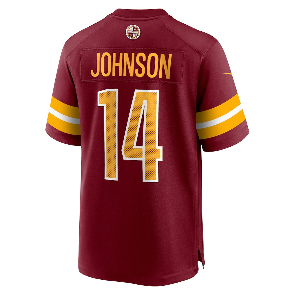 Ndoa W.Commanders #14 Josh Johnson Burgundy Team Game Jersey