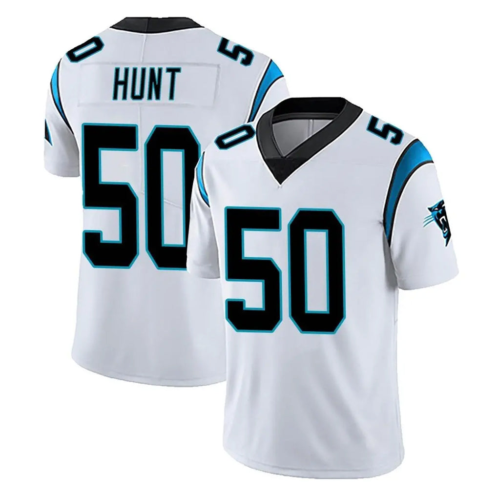 C.Panthers #50 Robert Hunt Player White Vapor Untouchable Limited Game Ndoa Stitched Jerseys