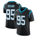 C.Panthers #95 Derrick Brown Player Black Vapor Untouchable Limited Game Ndoa Stitched Jerseys