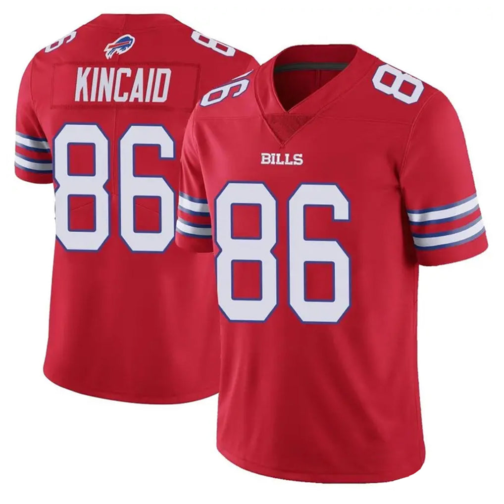 B.Bills #86 Dalton Kincaid Player Red Vapor Untouchable Limited Ndoa Stitched Jerseys