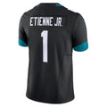 Ndoa J.Jaguars #1 Travis Etienne Jr Black Vapor F.U.S.E. Limited Jersey