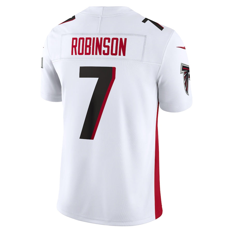 A.Falcons #7 Bijan Robinson Player White Vapor F.U.S.E. Limited Ndoa Stitched Jerseys