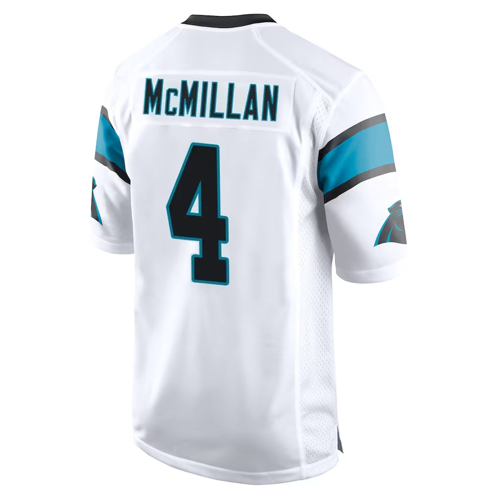 C.Panthers #4 Tetairoa McMillan Player White Game Ndoa Stitched Jerseys