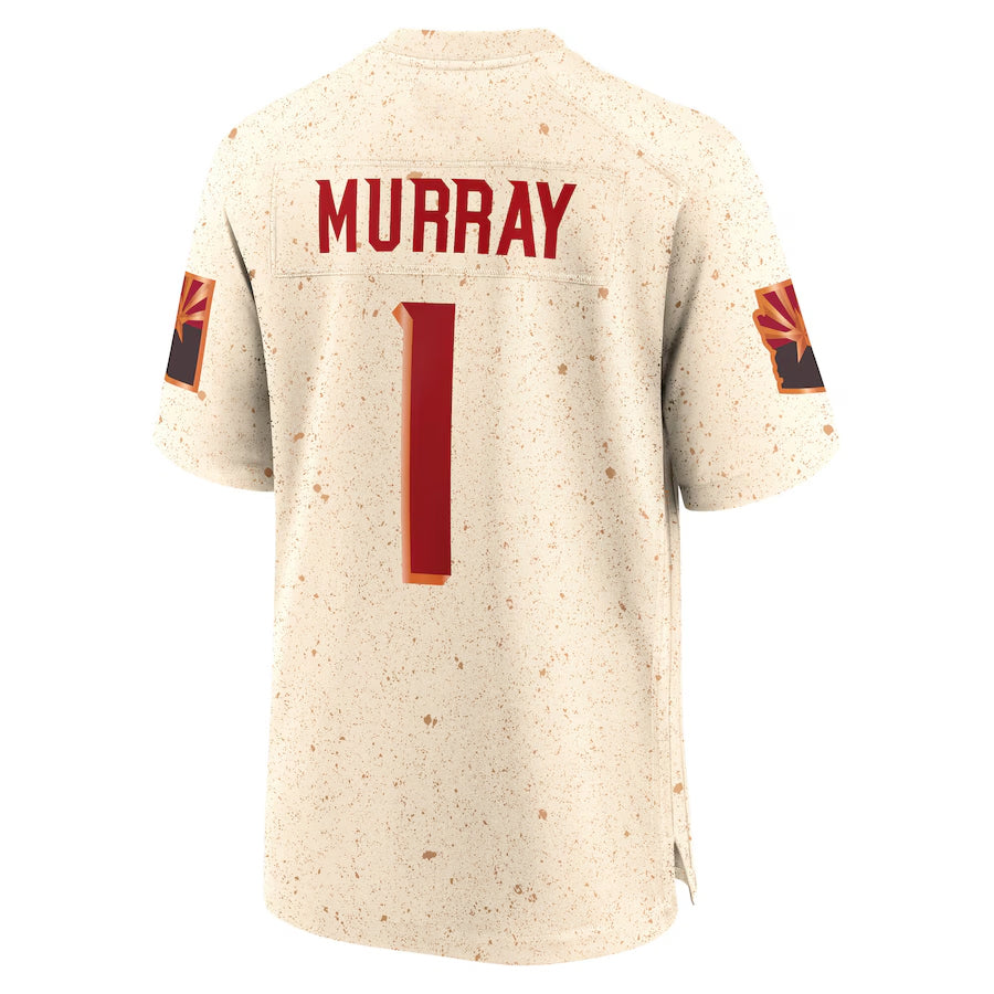 A.Cardinals #1 Kyler Murray Player Cream Rivalries Collection Game Ndoa Stitched Jerseys