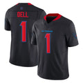 H.Texans #1 Tank Dell Player Navy Limited 2nd Alternate Vapor F.U.S.E. Home Game Ndoa Stitched Jerseys