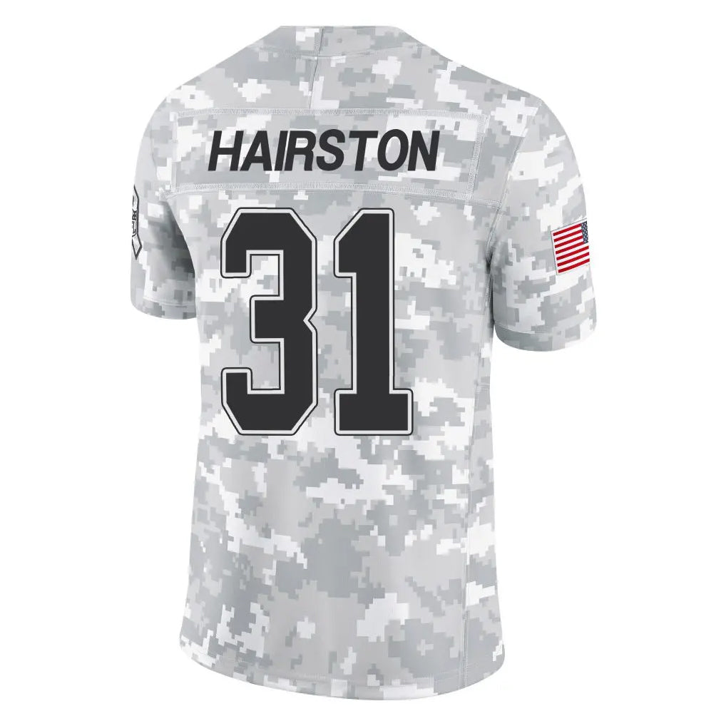 B.Bills #31 Maxwell Hairston Player Arctic Camo Salute to Service Limited Ndoa Stitched Jerseys