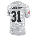 B.Bills #31 Maxwell Hairston Player Arctic Camo Salute to Service Limited Ndoa Stitched Jerseys