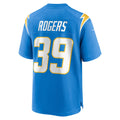 Ndoa LA.Chargers #39 Eric Rogers Powder Blue Team Game Jersey