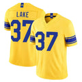 LA.Rams #37 Quentin Lake Player Gold Limited Classic Sol Vapor F.U.S.E.Home Game Ndoa Stitched Jerseys