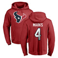 H.Texans #4 Woody Marks Player Red Pro Line Pullover Hoodie Limited Game Ndoa Stitched Jerseys