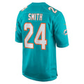 Ndoa M.Dolphins #24 Cam Smith Aqua Game Jersey