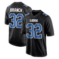 D.Lions #32 Brian Branch Player Black Fashion Home Game Ndoa Stitched Jerseys