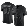 Custom C.Panthers Black Limited Reflective Game Any Name & Numbers Ndoa Stitched Jerseys