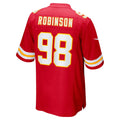 Ndoa KC.Chiefs #98 Janarius Robinson Red Team Game Jersey