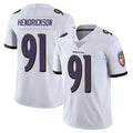 B.Ravens #91 Trey Hendrickson Player White Vapor Untouchable Game Ndoa Stitched Jerseys