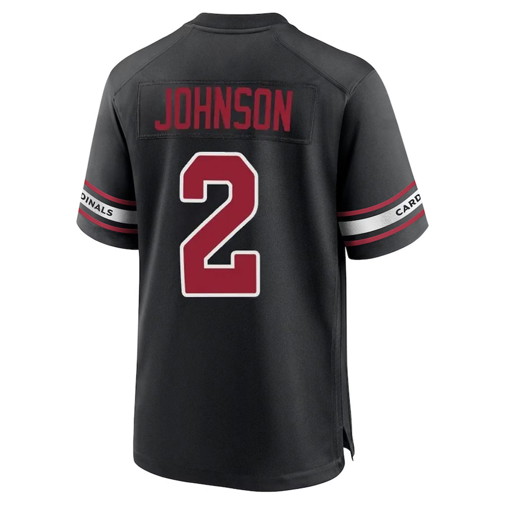A.Cardinals #2 Will Johnson Player Black Alternate Game Ndoa Stitched Jerseys