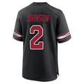 A.Cardinals #2 Will Johnson Player Black Alternate Game Ndoa Stitched Jerseys