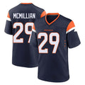 D.Broncos #29 Ja'Quan McMillian Player Navy Home Game Ndoa Stitched Jerseys