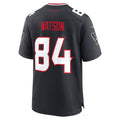 Ndoa H.Texans #84 Justin Watson Navy Team Game Jersey