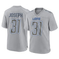 D.Lions #31 Kerby Joseph Player Gray Atmosphere Fashion Home Game Ndoa Stitched Jerseys