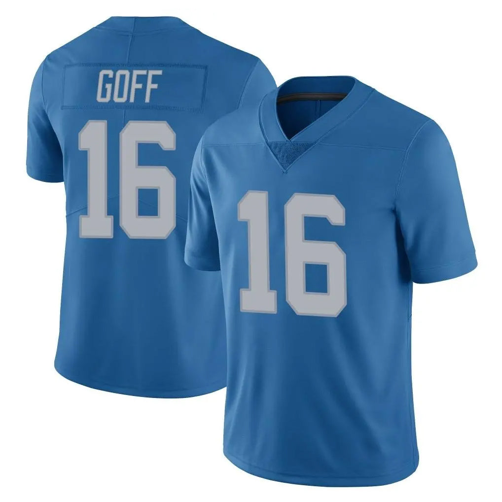 D.Lions #16 Jared Goff Player Blue Limited Throwback Vapor Untouchable Ndoa Stitched Jerseys