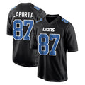 D.Lions #87 Sam LaPorta Player Black Fashion Home Game Ndoa Stitched Jerseys