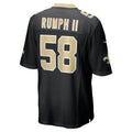 Ndoa NO.Saints #58 Chris Rumph II Black Team Game Jersey