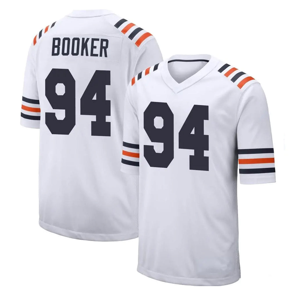 C.Bears #94 Austin Booker Player White Classic Home Game Ndoa Stitched Jerseys