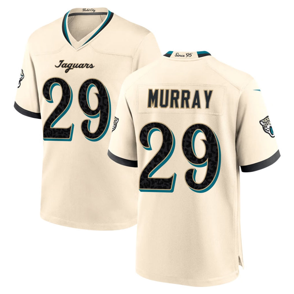 J.Jaguars #29 Eric Murray Player Natural 2026 Rivalries Collection Game Ndoa Stitched Jerseys