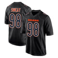 C.Bears #98 Montez Sweat Player Carbon Black Fashion Game Ndoa Stitched Jerseys