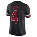 A.Cardinals #4 Jeremiyah Love Player Black Vapor F.U.S.E. Limited Home Game Ndoa Stitched Jerseys