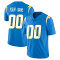 Custom LA.Chargers Blue Limited Vapor Untouchable Home Game Any Name & Numbers Ndoa Stitched Jerseys