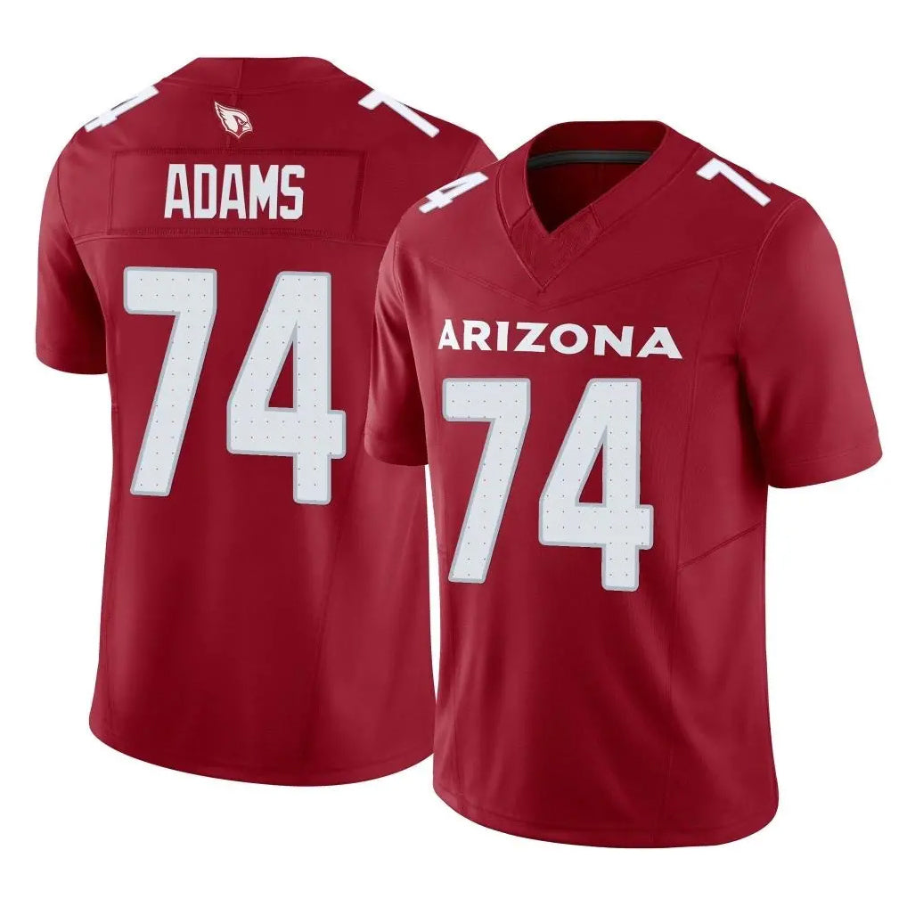 A.Cardinals #74 Isaiah Adams Player Cardinal Vapor F.U.S.E. Limited Home Game Ndoa Stitched Jerseys