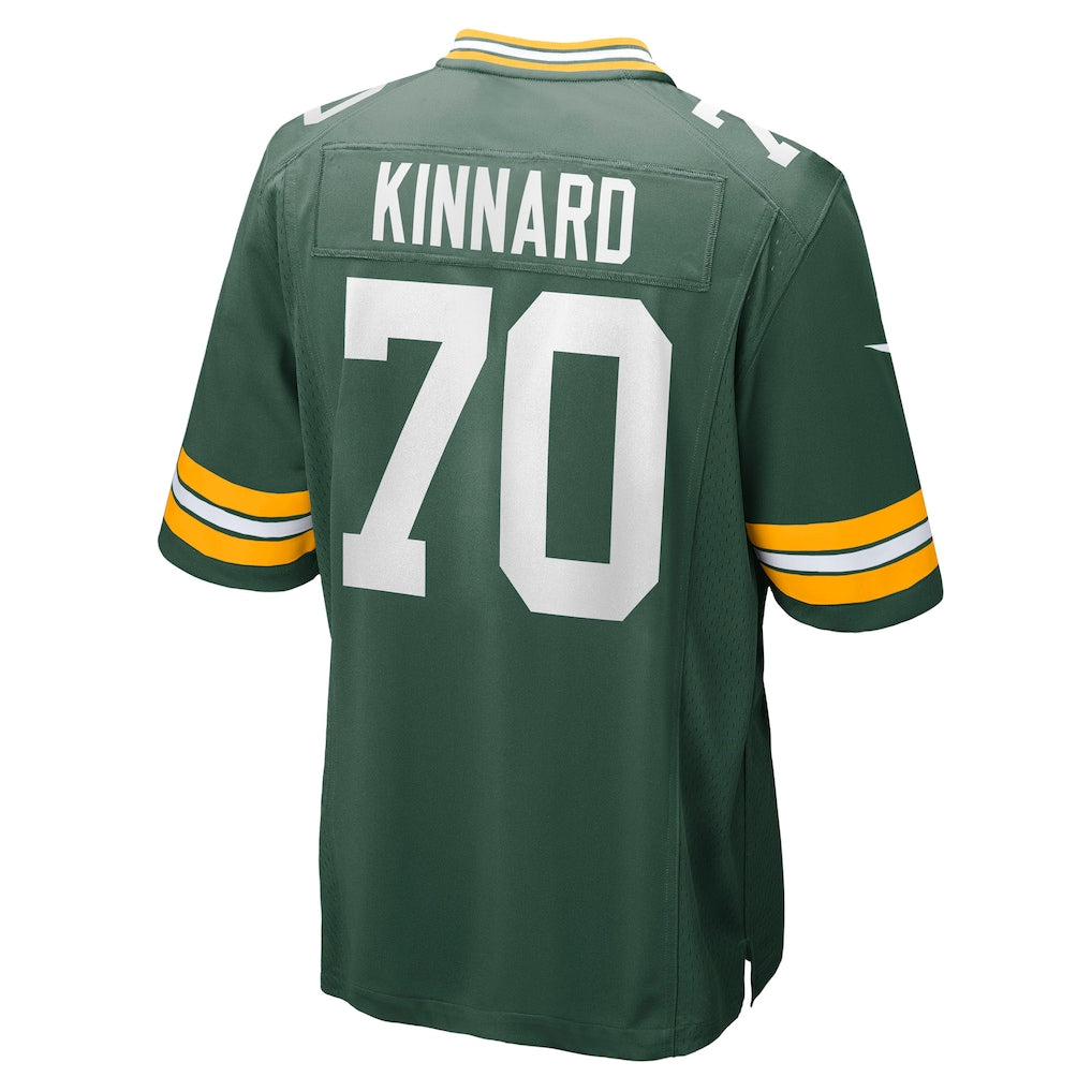 Ndoa GB.Packers #70 Darian Kinnard Green Team Game Jersey