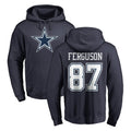 D.Cowboys #87 Jake Ferguson Player Navy Pullover Hoodies Limited Ndoa Stitched Jerseys