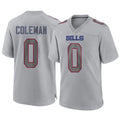 B.Bills #0 Keon Coleman Player Gray Home Game Ndoa Stitched Jerseys