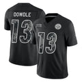 P.Steelers #13 Rico Dowdle Player Black Limited 2026 Salute to Service Home Game Ndoa Stitched Jerseys