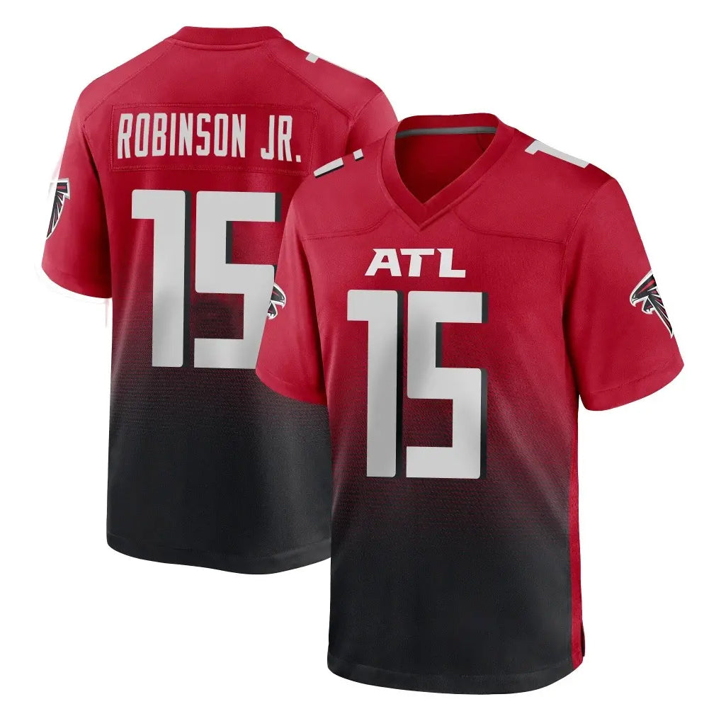 A.Falcons #15 Brian Robinson Player Red Home Game Ndoa Stitched Jerseys
