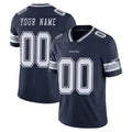 Custom D.Cowboys Navy Vapor Untouchable Limited Home Game Any Name & Numbers Ndoa Stitched Jerseys