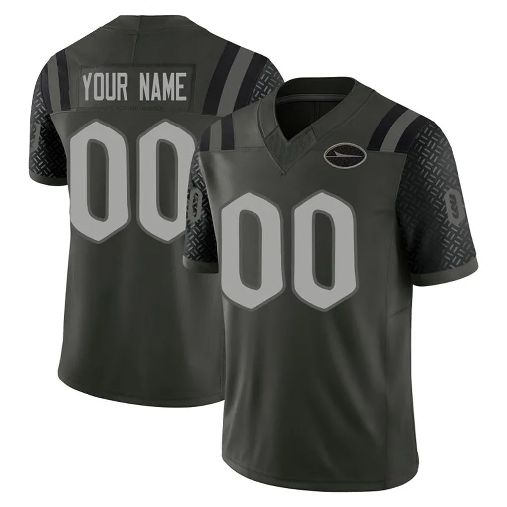 Custom NY.Jets Green Limited 2025 Rivalries Collection Home Game Any Name & Numbers Ndoa Stitched Jerseys