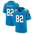 C.Panthers #82 Tommy Tremble Player Blue Home Game Ndoa Stitched Jerseys