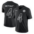 P.Steelers #4 DK Metcalf Player Black Limited 2026 Salute to Service Home Game Ndoa Stitched Jerseys