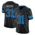 D.Lions #31 Kerby Joseph Player Black Alternate Vapor F.U.S.E. Limited Home Game Ndoa Stitched Jerseys