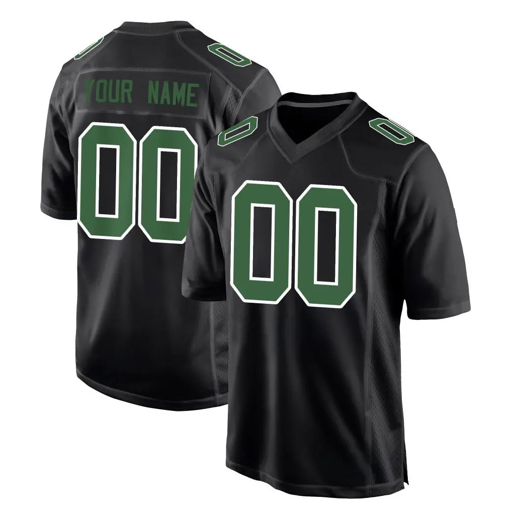 Custom P.Eagles Carbon Green Fashion Home Game Any Name & Numbers Ndoa Stitched Jerseys