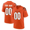 Custom C.Bengals Orange Home Game Any Name & Numbers Ndoa Stitched Jerseys